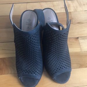 Spring Black Sandals